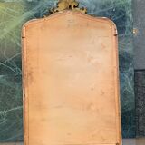 Miroir ancien Louis Philippe doré XIX eme - 114x67cm