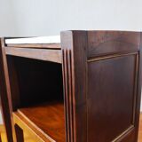 Antique pair of Directoire style bedside tables