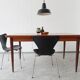 Chairs set by Arne Jacobsen for Fritz Hansen in black matt 60