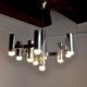 Chandelier Maison Sciolari for Baker, 10 burners, Italy, 1970