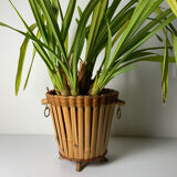 Rattan plant pot cover