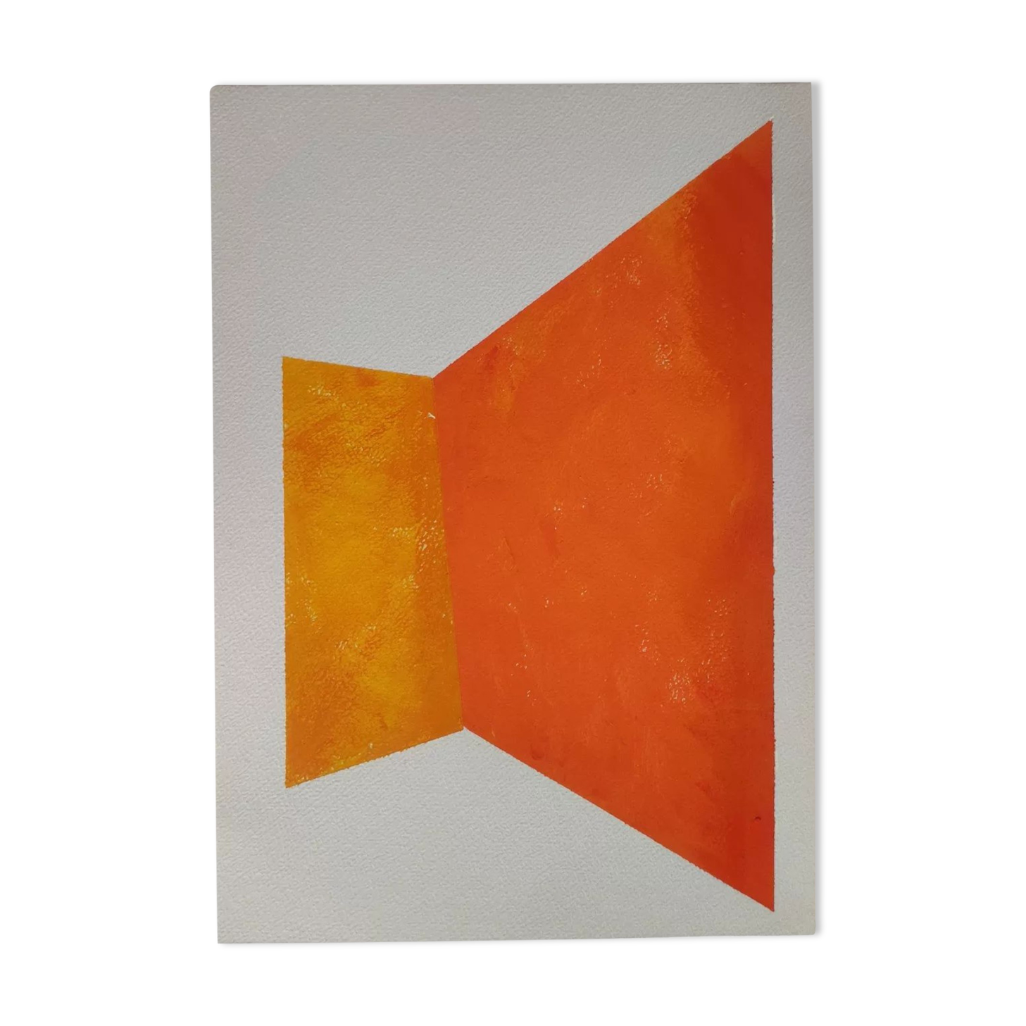 Minimalist geometric painting