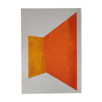 Peinture géométrique minimaliste