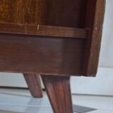 Meuble à chaussures vintage pieds compas