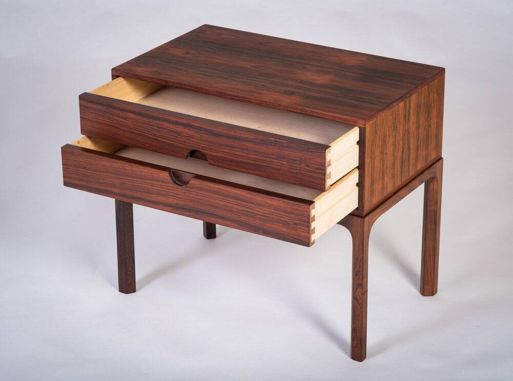 Nightstand in Rosewood by Aksel Kjersgaard, Denmark, 1960s