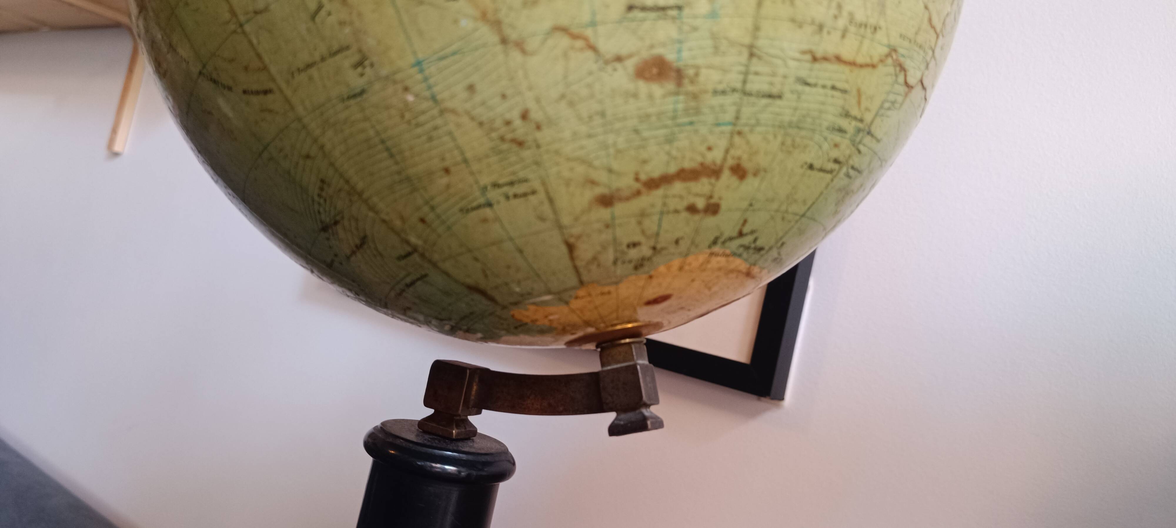 Old G Thomas globe, late 19th century