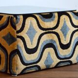 Vintage Italian design side table / pouf from the 1970s