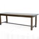 Vintage farm table 1980 solid oak wood