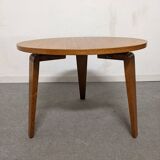 Round pedestal table tripod Art Deco circa 1930