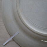 4 plates dessert Moulin des loups Orchies green tiles