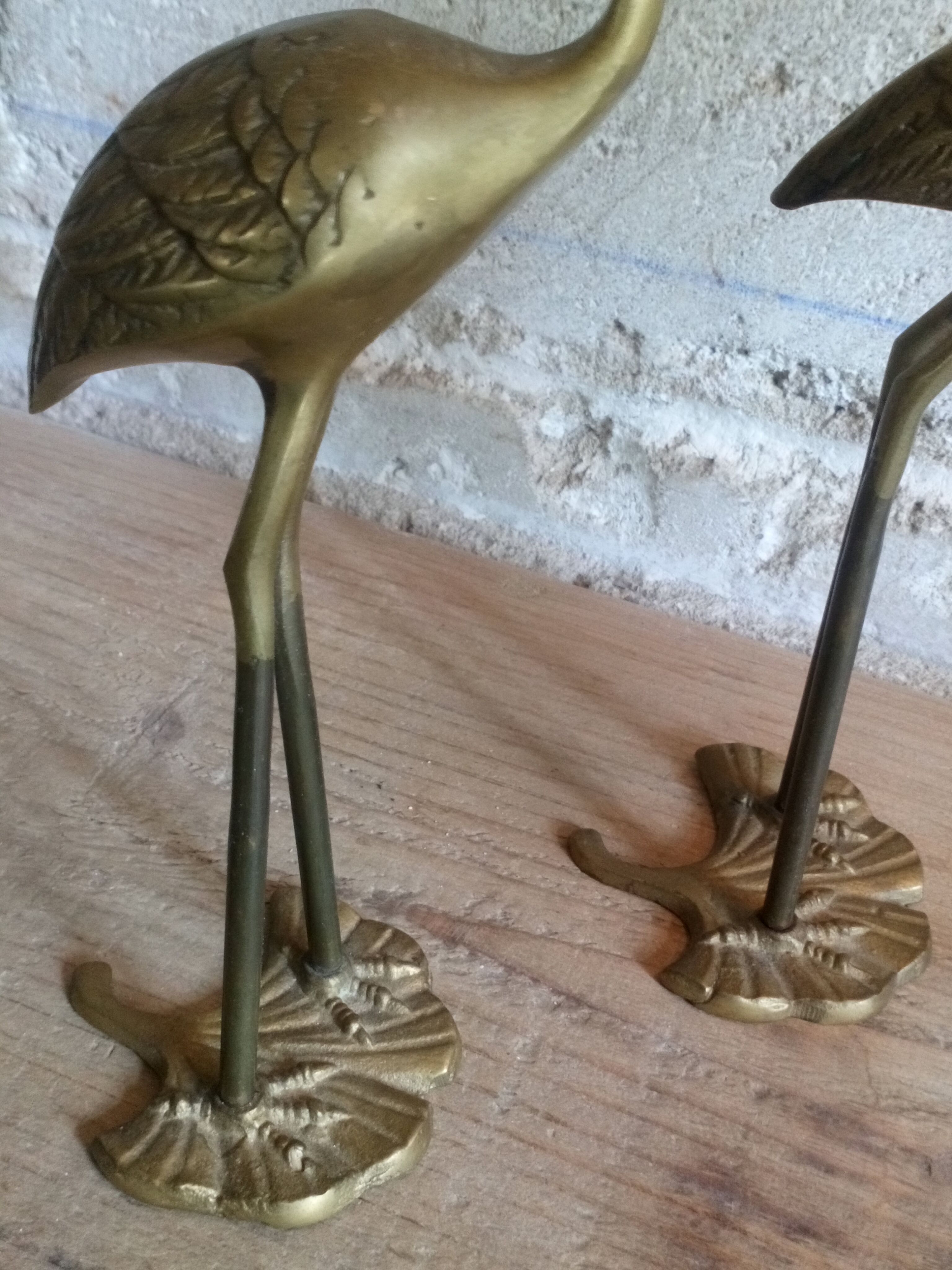 Couple of brass waders
