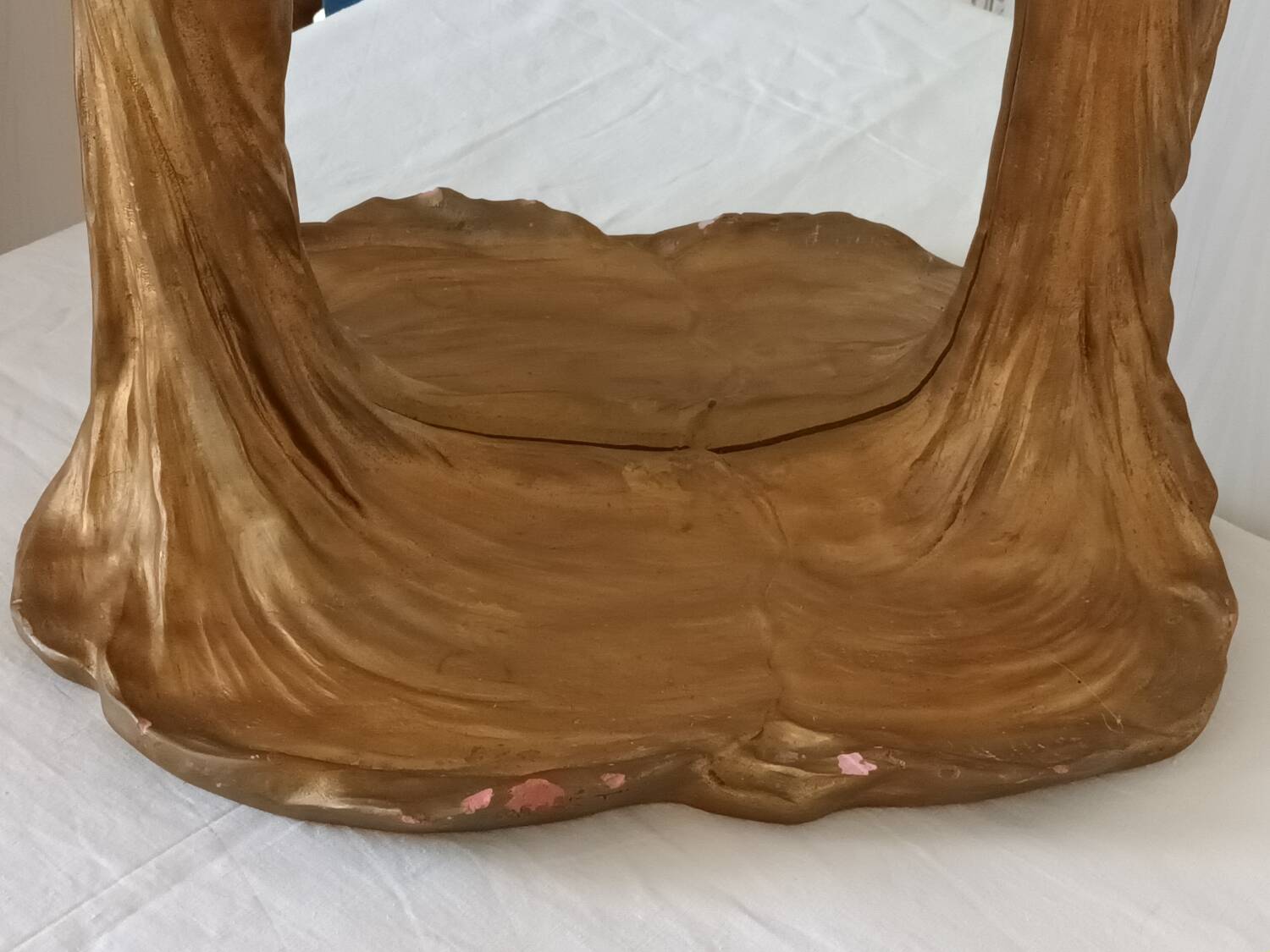 Art Nouveau tabletop mirror