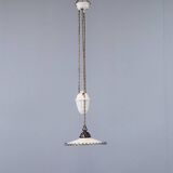 Antique adjustable pendant lamp