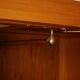 English art deco student wardrobe in walnut