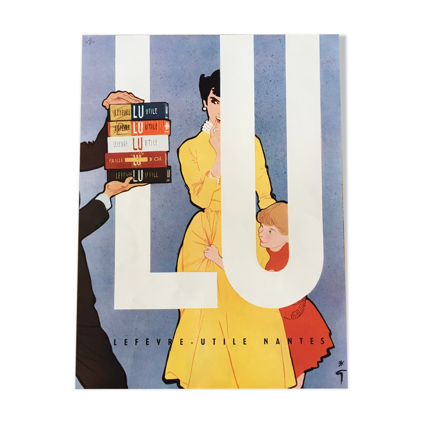 Advertising Lu Art Deco 50s