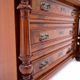 Antique walnut chest of drawers, Northern Europe, circa 1900.