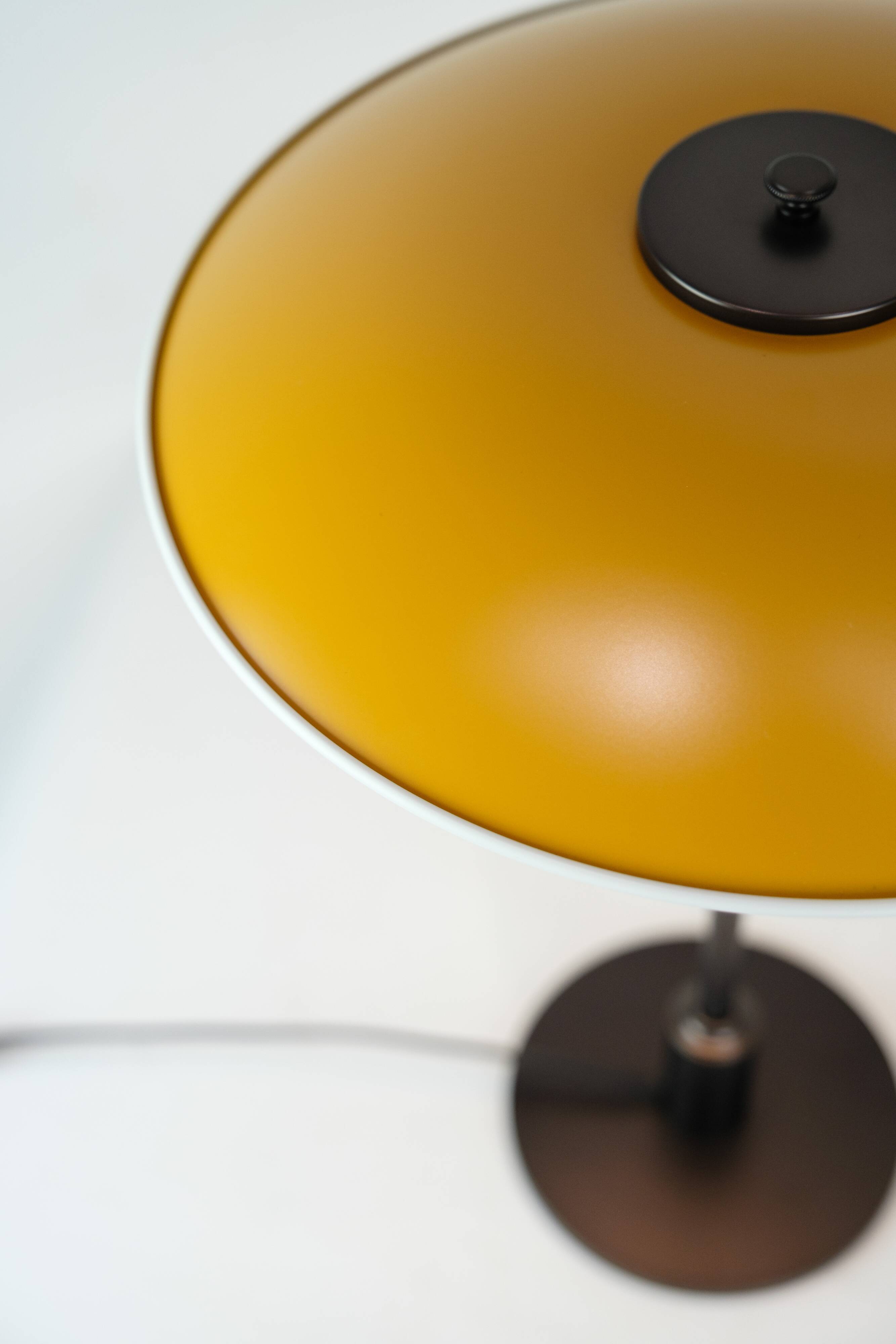 PH 3½-2½ Table Lamp With Yellow Metal Top Shade By Poul henningsen