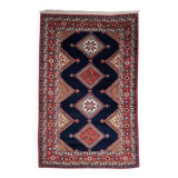 Handmade vintage Persian Afshar rug 198cm x 302cm, 1950s