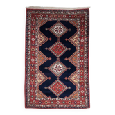 Tapis persan Afshar vintage fait main, 198 cm x 302 cm, années 1950