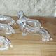 Set of 12 Danone knife rests – Dogs – Bakelite / hard plastic – Year
