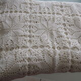 Crocheted bedspread