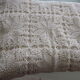 Crocheted bedspread