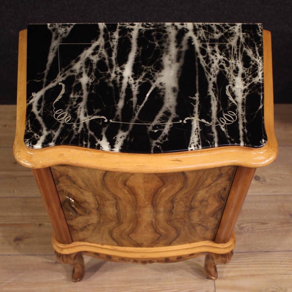 Paire de tables de chevet italiennes du 20e siècle