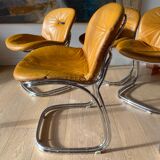 Suite of 6 Sabrina chairs by Gastone Rinaldi for Rima 1970