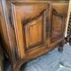 Old low cabinet with 2 wooden doors