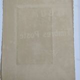 Original etching signed Schlumberger Vichy Bellerive the Allier golf chalet