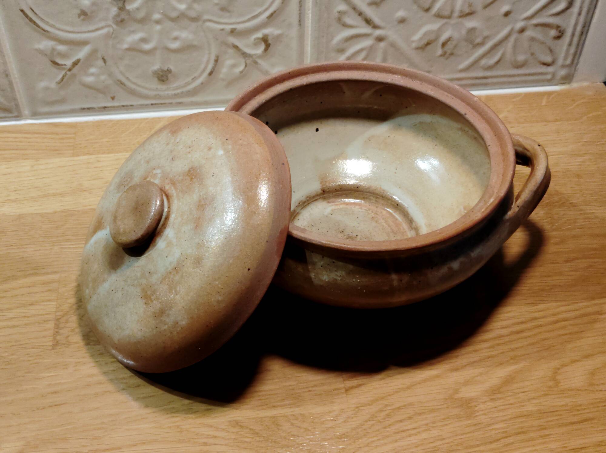 ittle stoneware soup tureen - French - Vintage