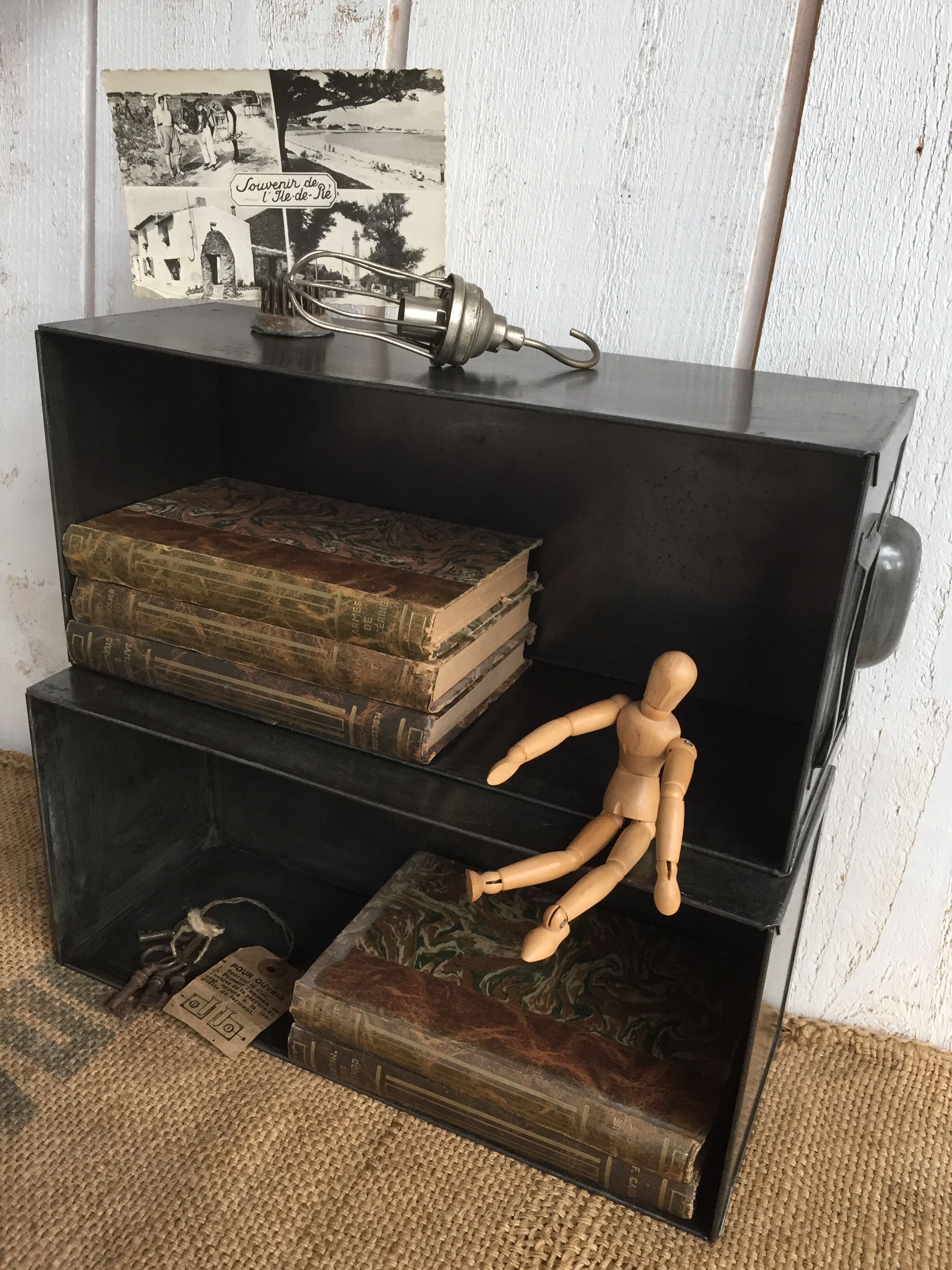 Pair of industrial drawers