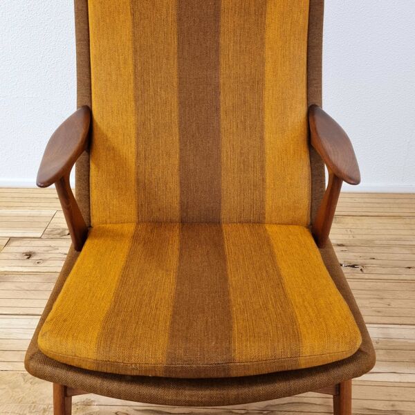 Chaise satellite à dossier haut par karl edvard korseth, norvège, 1950s