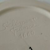 Saint Clement barbotine style plate