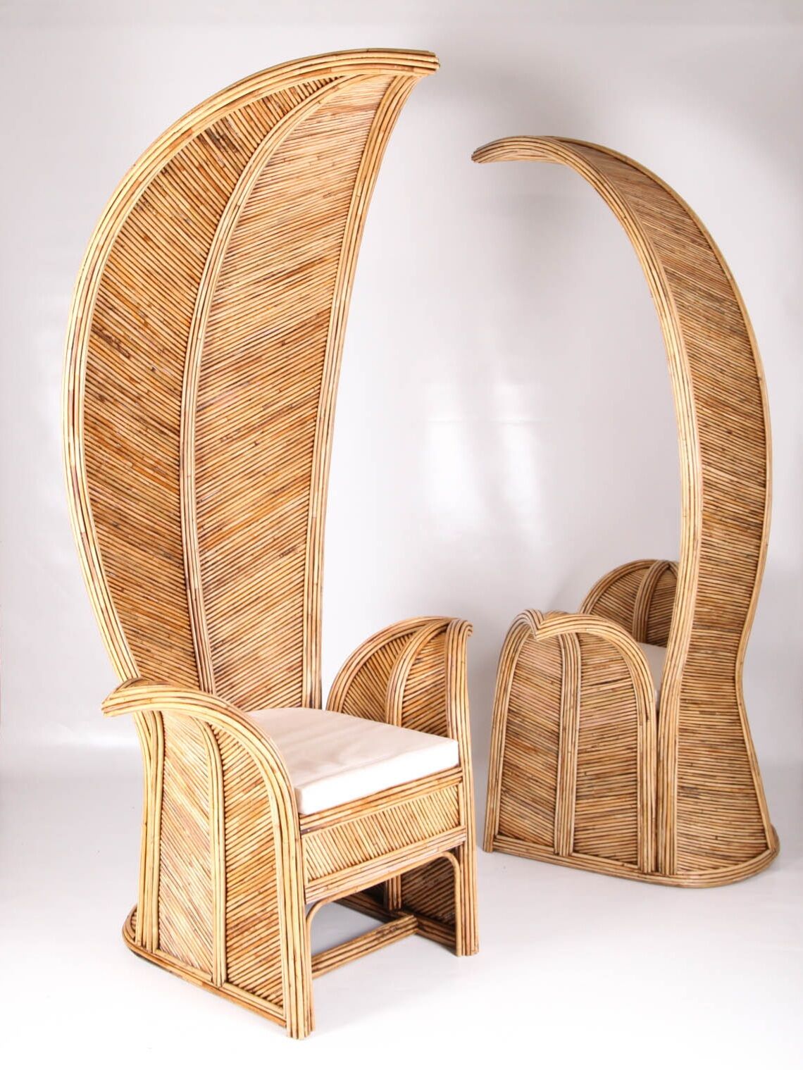 Rattan armchair
