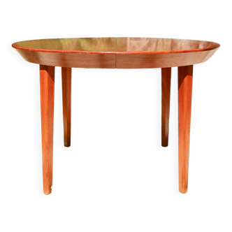 Teak dining table by Ole Hale for Gudme Møbelfabrik 1960