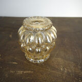 Orange moulded glass hanging