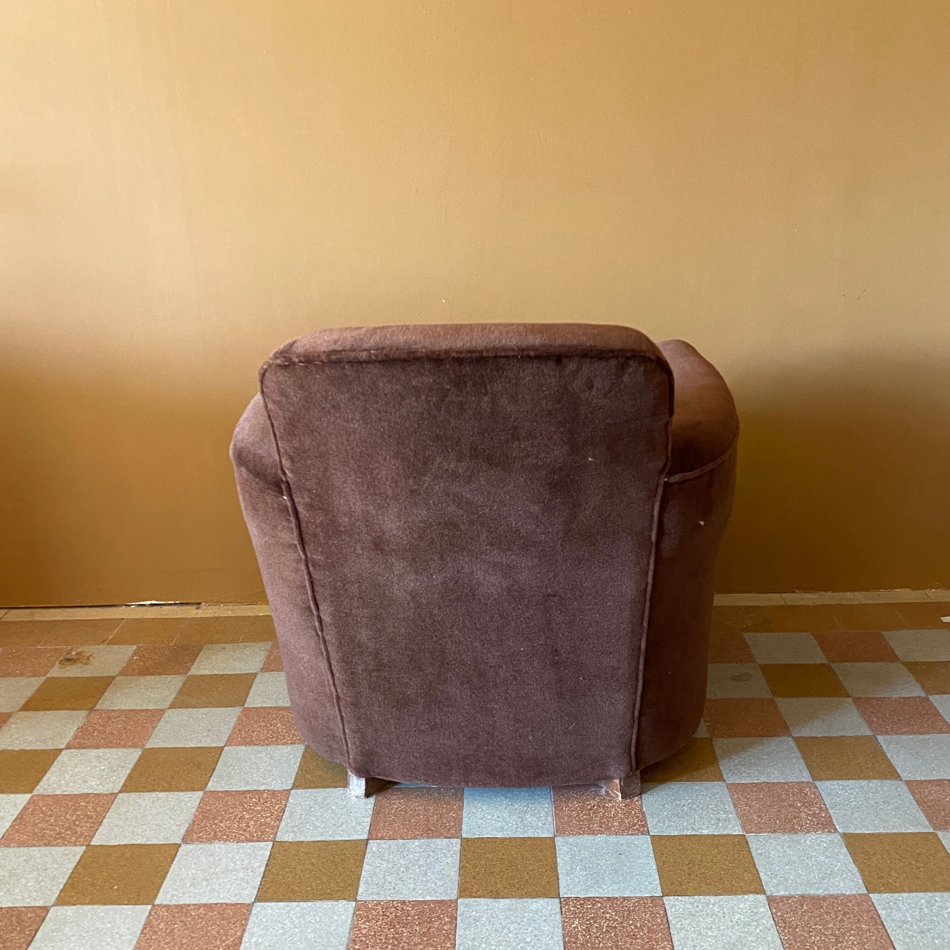 Brown armchair