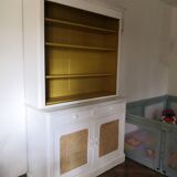 Vintage buffet cupboard restyled cannage