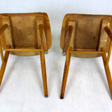 Set of 2 vintage wooden chairs from TON, 1960s