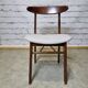 Scandinavian dining chairs, set of 4, 1970's