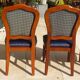 9 merisier solid wood style high chairs variegated