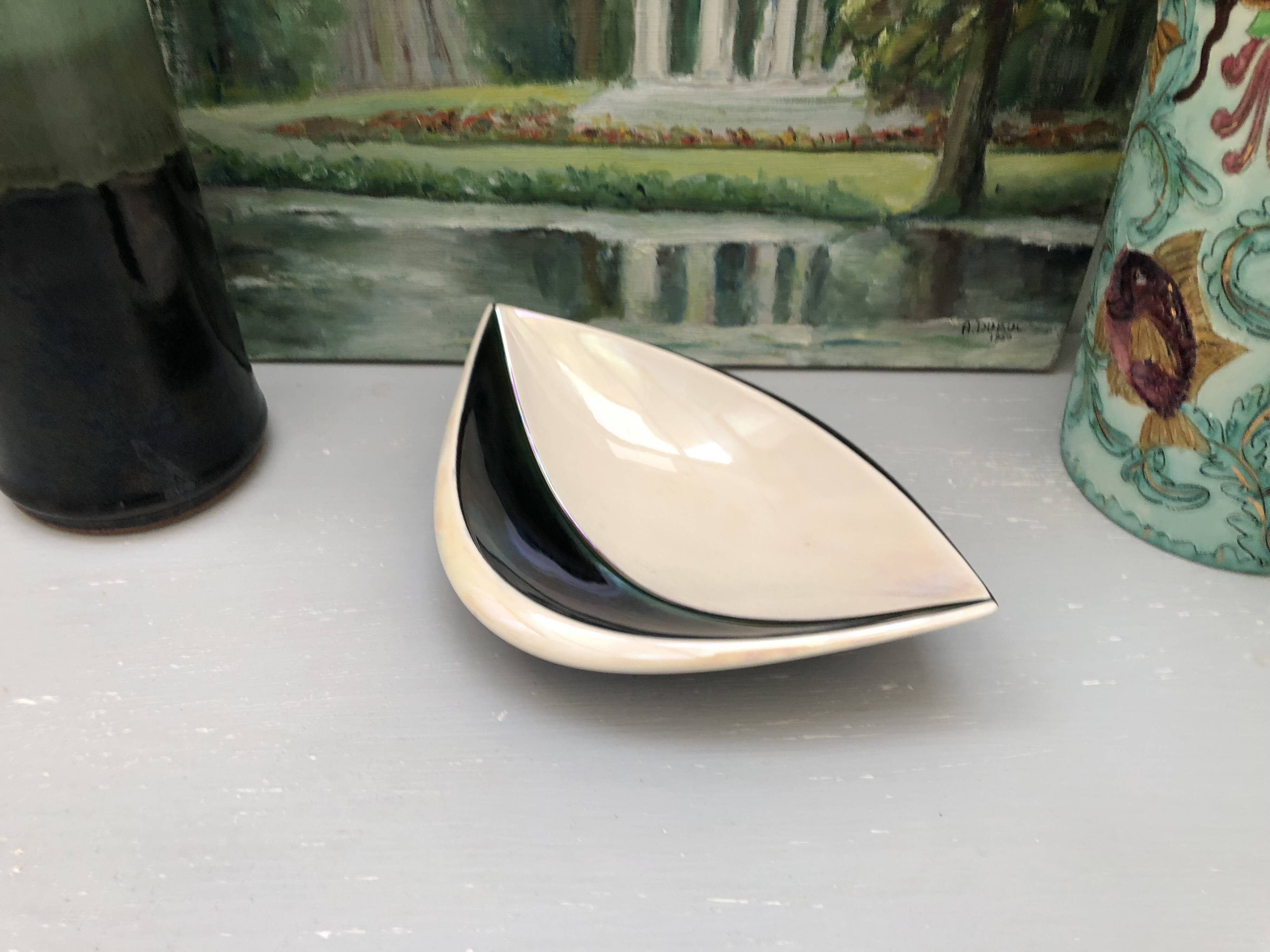 50s/60s designer storage cup. Verceram