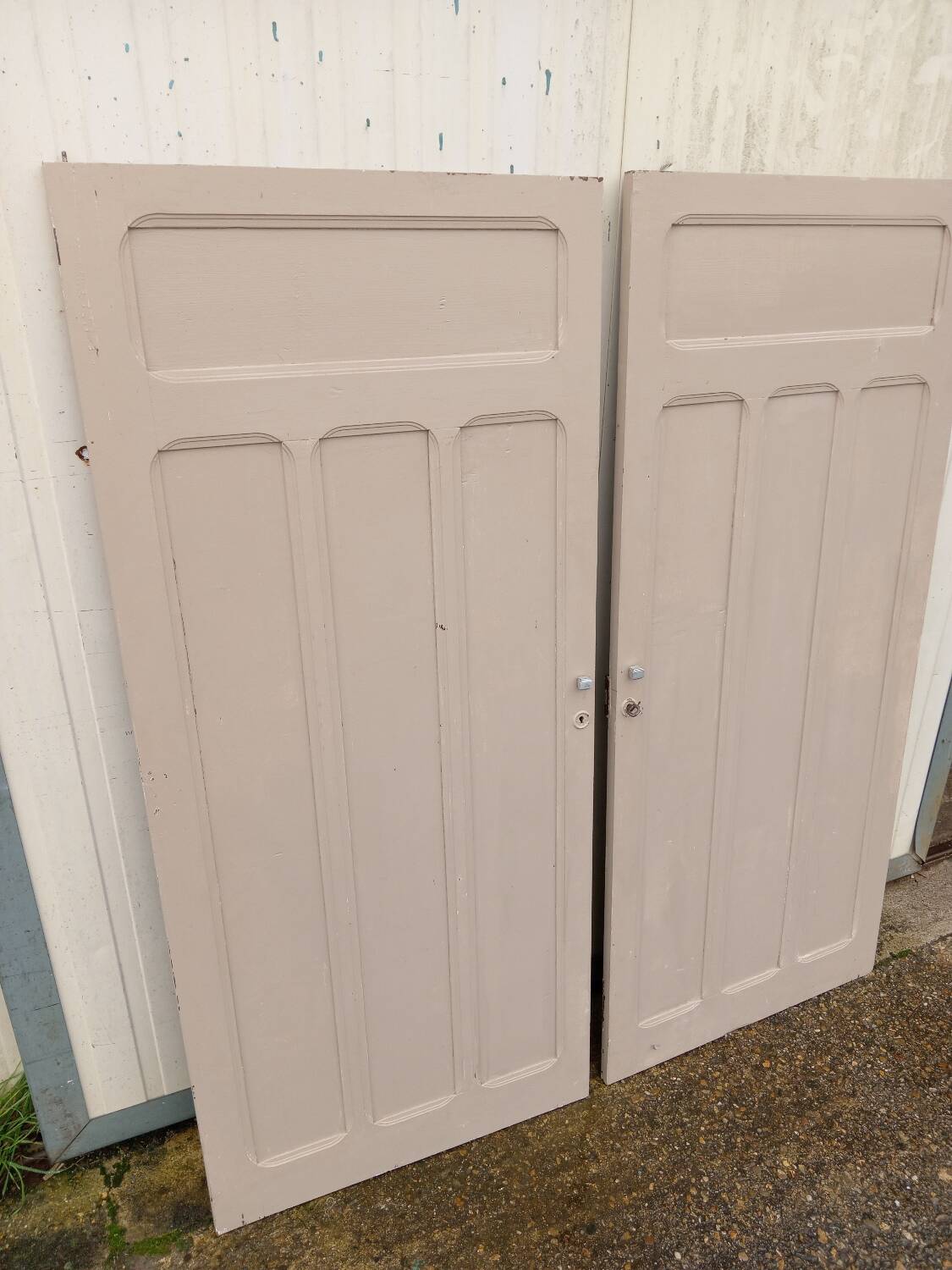 Paire de portes d'armoire parisienne