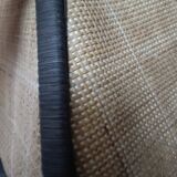 Suspension, vintage wicker rattan shine