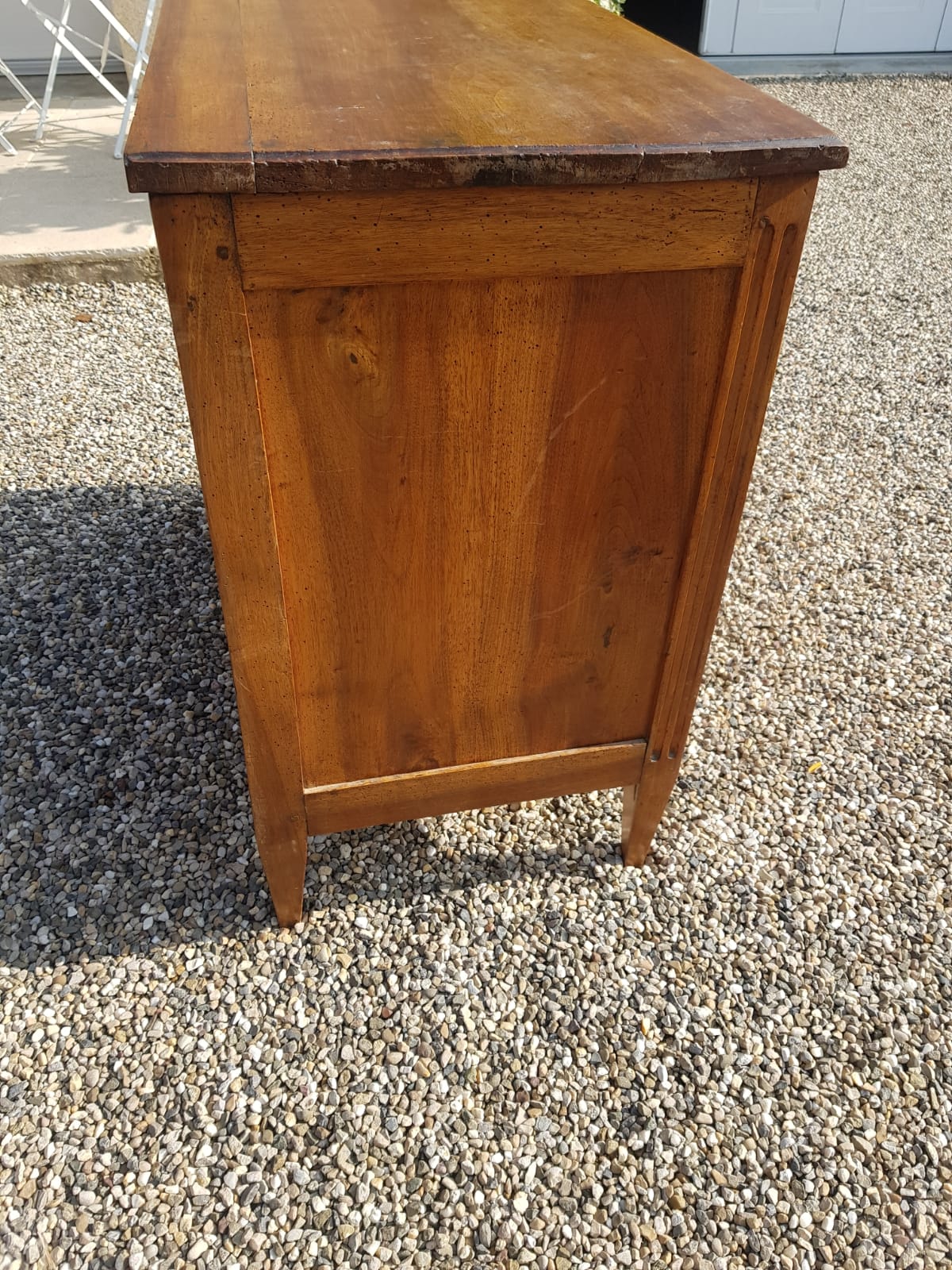 Walnut chest of drawers Louis XVI era