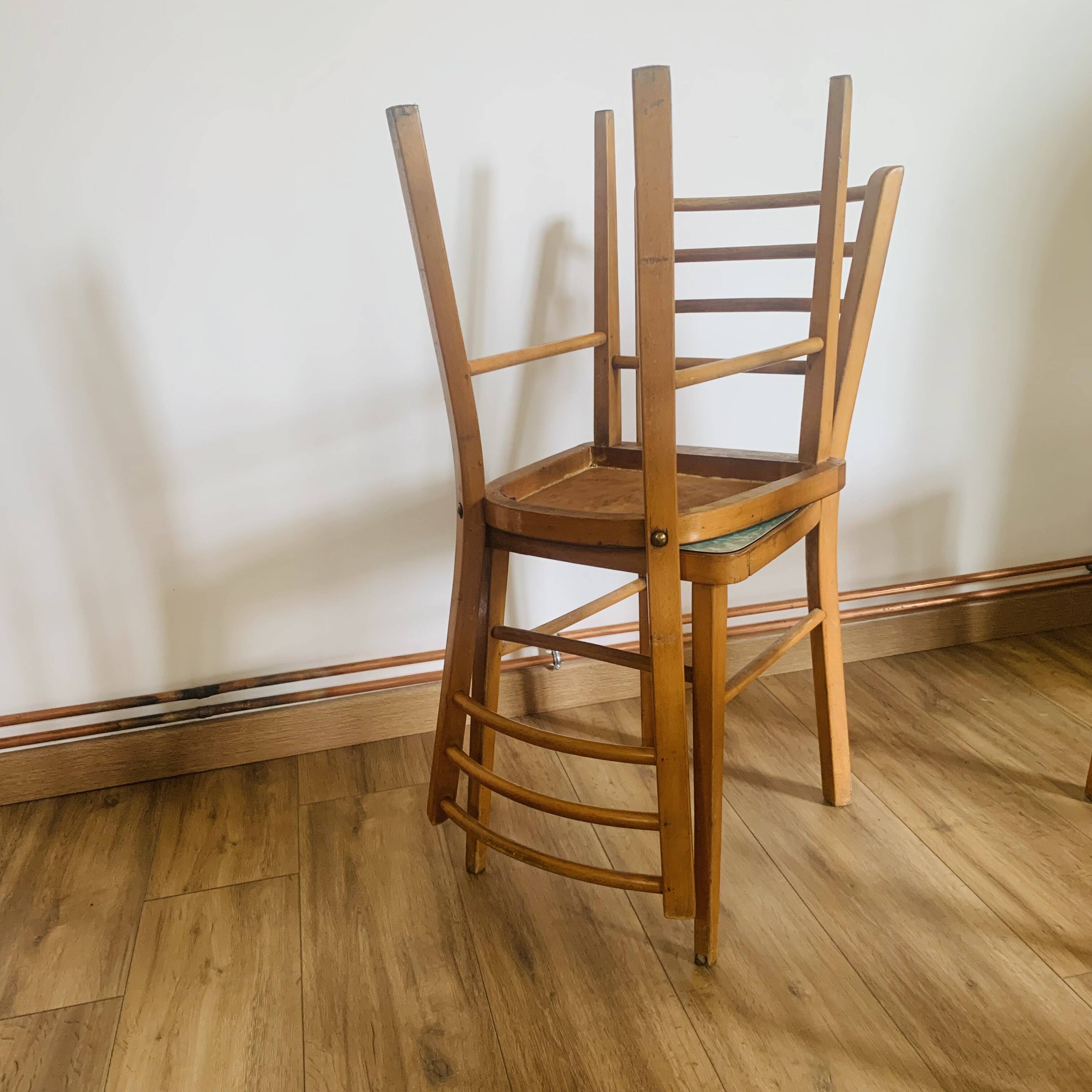 Set of 5 Baumann chairs