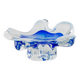 Flower platter, Murano glass, Italian design, 1960s, made in Italy