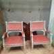 Pair of Louis XVI style armchairs