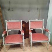 Paire de fauteuil de style Louis XVI